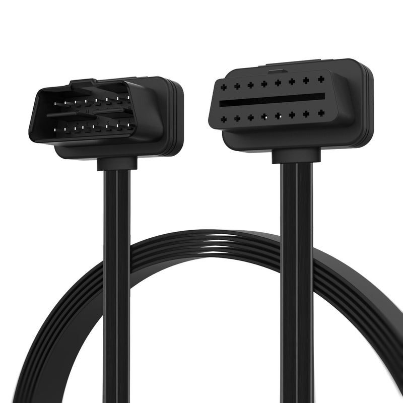 FOXWELL OBD2 Extension Cable for NT201 NT301 NT301Plus and Most OBD2 Scanners, 16Pin Male to Female Extension Convert Cable, 2FT/60CM - Image 1